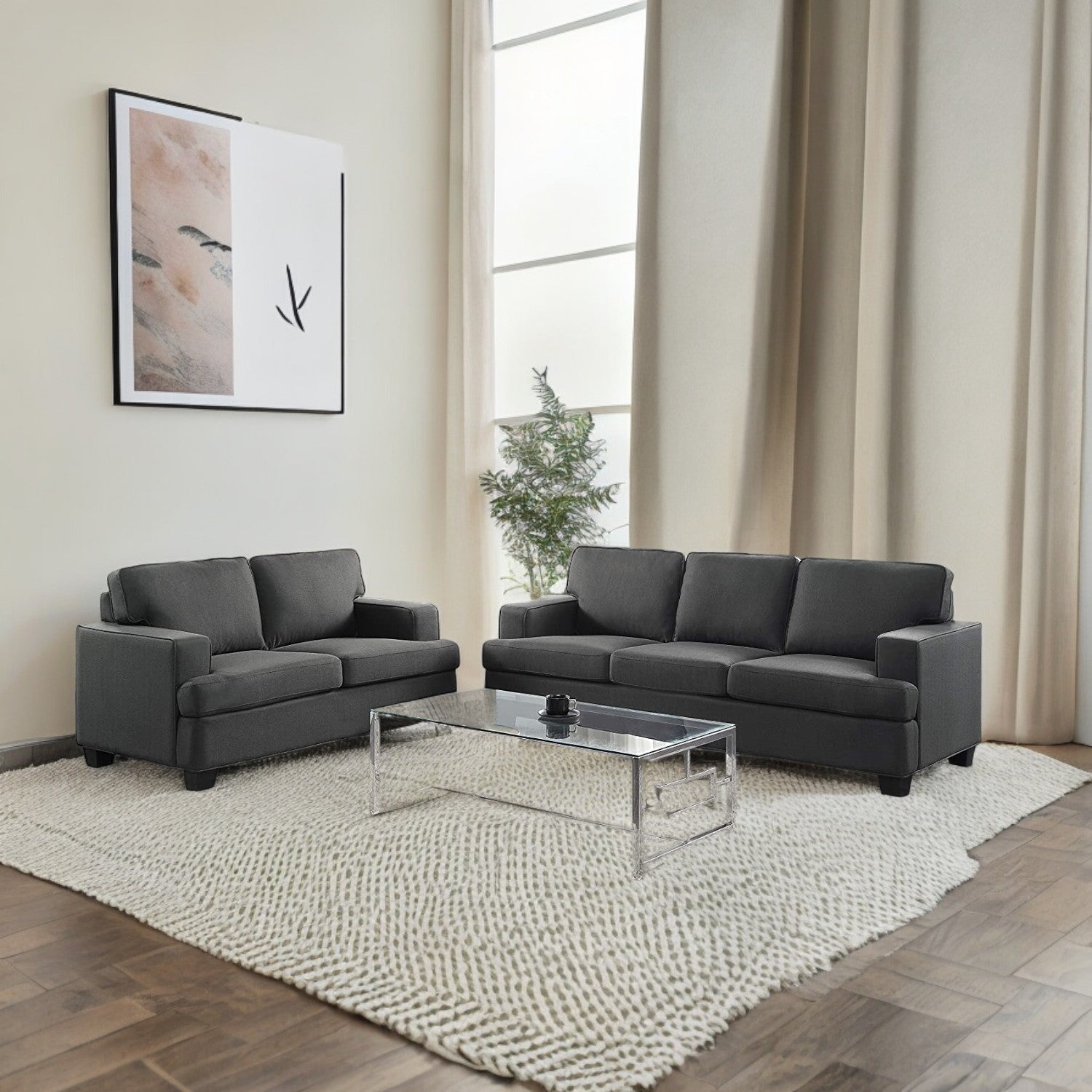 Vito Fabric Sofa Set for Living Room - Torque India